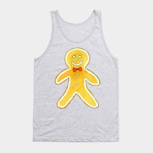 Watercolor Gingerbread Man Tank Top